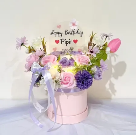 Bloom Box Akrilik Ucapan Ulang Tahun Aceh Singkil